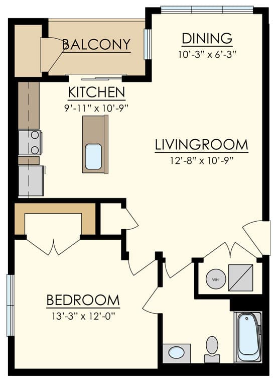 Station at Willow Grove Studio Floor Plans